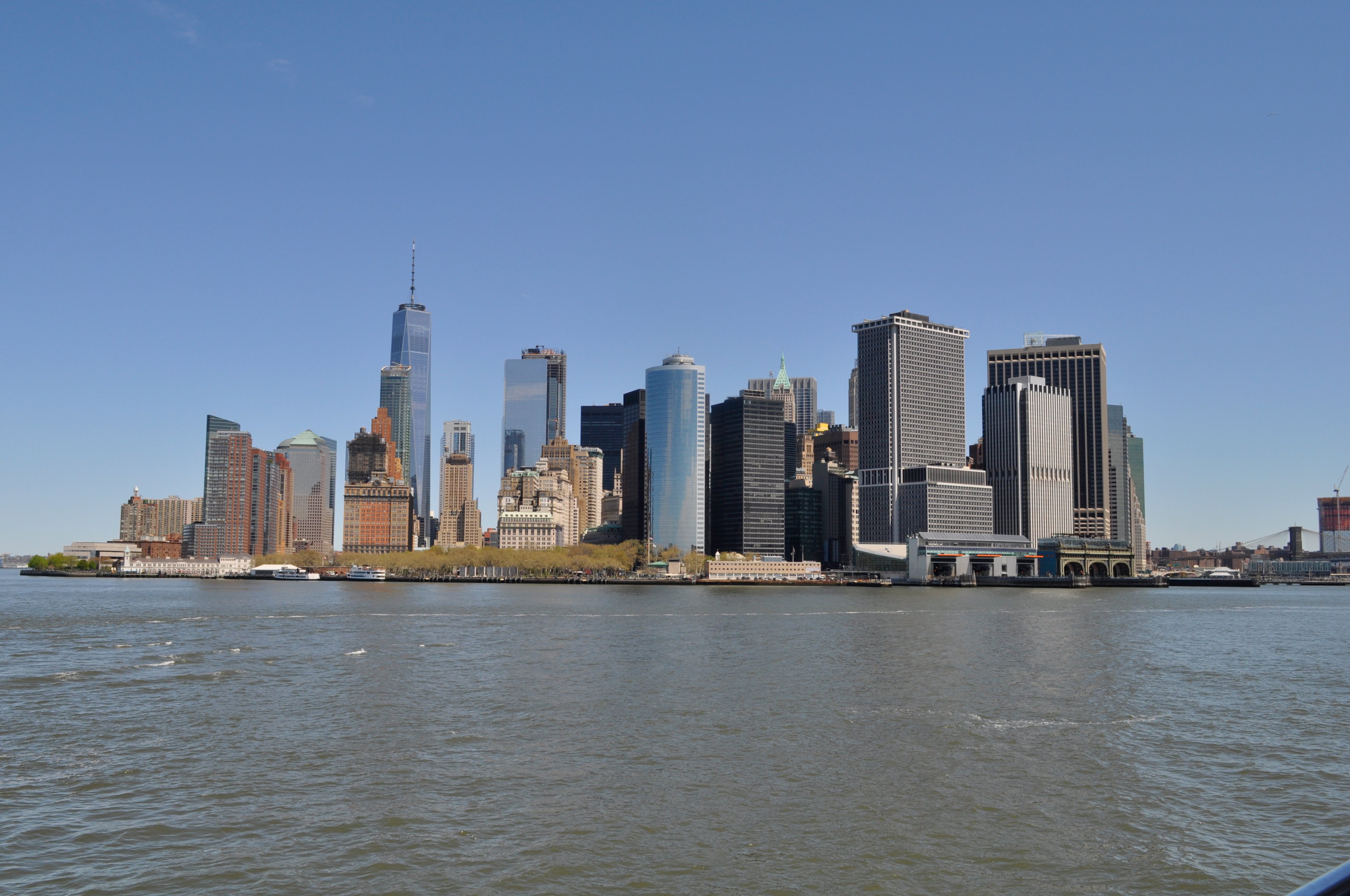 New York City Skyline from Boat