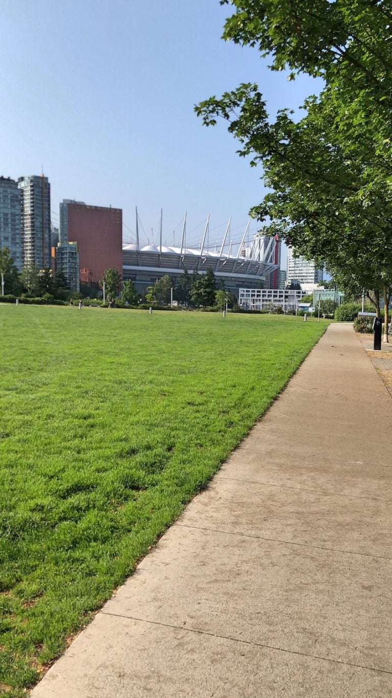 BC Place from Park in False Creek