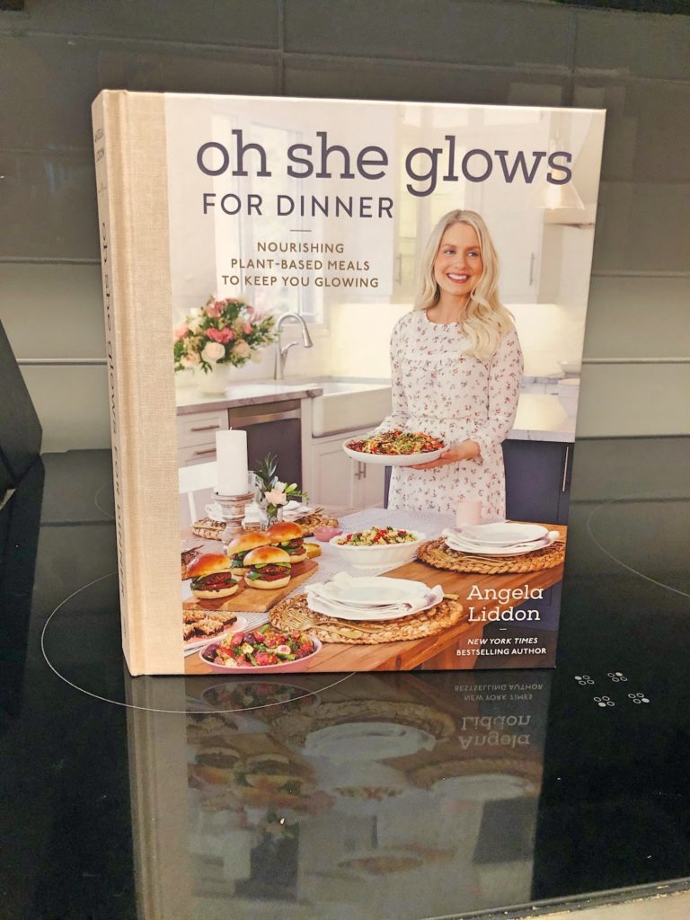 Oh She Glows for Dinner Cookbook on Kitchen Counter